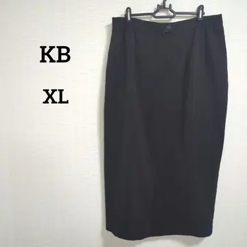 해외 구제 의류 블랙 KB 타이트 스커트 14W