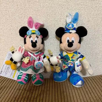 인형 배지 우사타마 대탈주 2019 디즈니 부활절 미키 미니