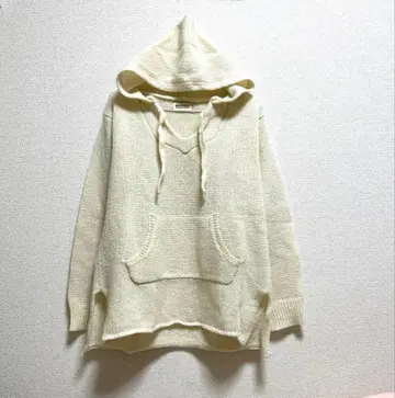 BEAMS BOY 빔즈 보이 후드 니트 후드티 울 free