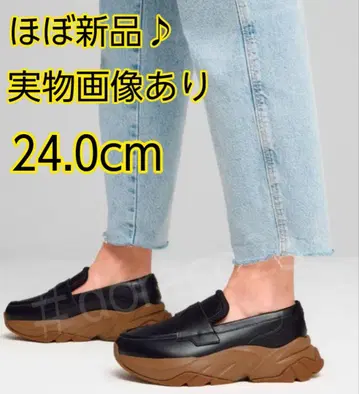 컨디션 최상 PUMA LOAFYR WNS 푸마 로퍼 블랙 24cm