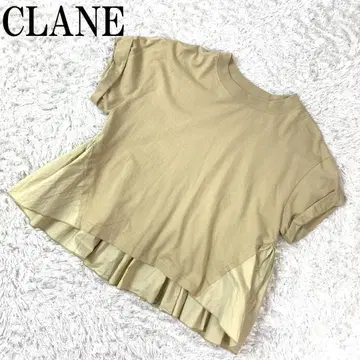 CLANE 클라네 절개 티셔츠 베이지 1 B128