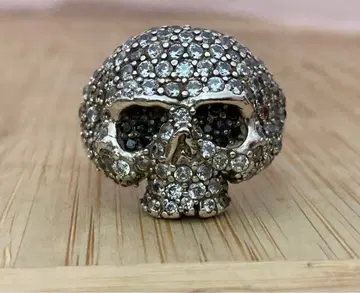 커스텀 컬처 21호 925 스컬 지르코니아 반지