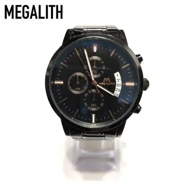 MEGALITH 메가리스 크로노그래프 데이트 남성용 쿼츠 손목시계
