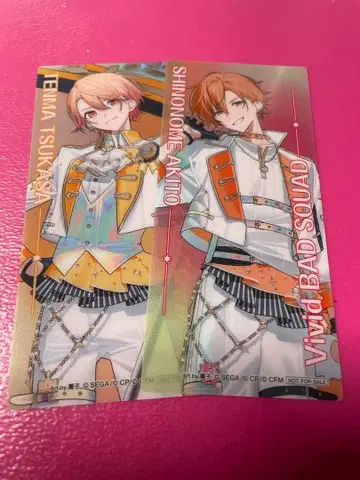 프로세카 감사제 애니메이트 책갈피 특전 시노노메 아키토 텐마 츠카사