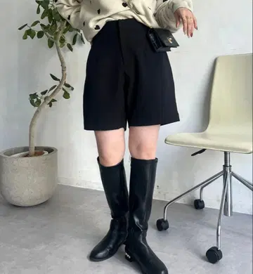 택 포함 새상품 프로즈 베일 블랙 숏팬츠 iena rienda