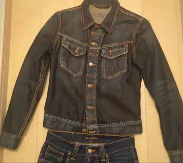 누디진 데님 자켓 코니 xs