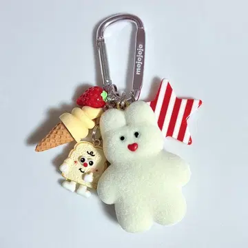 자라자라 키링 자라자라 가챠가챠 mojojojo 화이트