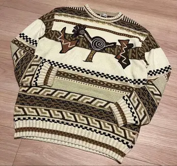 Ficce 피체 3D 니트 패턴 L 사이즈 일본제