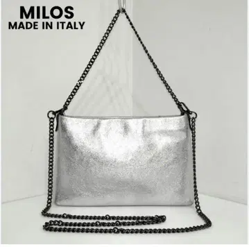 Milos (미로스) 실버 숄더백