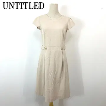 언타이틀 반팔 코튼 롱 원피스 베이지 2 B245