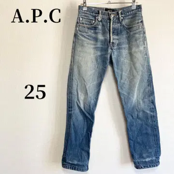 A.P.C 아페쎄 스트레이트 데님 인디고 블루 빈티지 코디