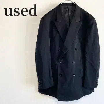 used 구제 의류 테일러드 자켓 블랙 빈티지 코디 포멀