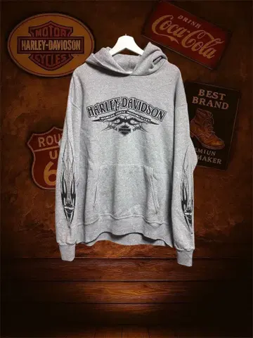[적자 판매!] Harley-Davidson 후드티 캐나다제 샵 한정판