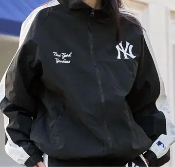 뉴욕 양키스 나일론 자켓 블랙 M