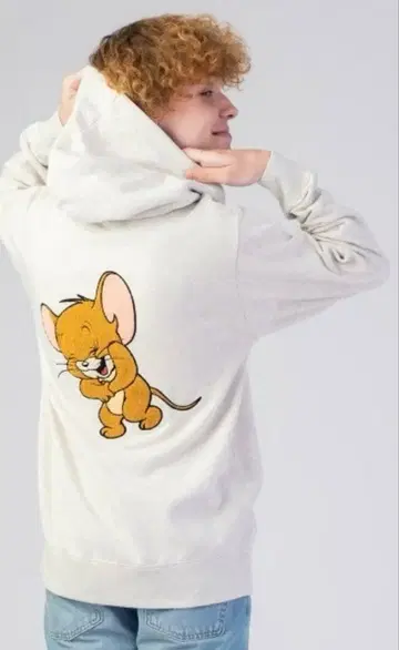 [ graniph ] 그라니프 톰&제리 스마일 제리 후드티