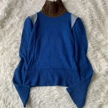 ETRO 에트로 패치워크풍 하이테크 니트 스웨터