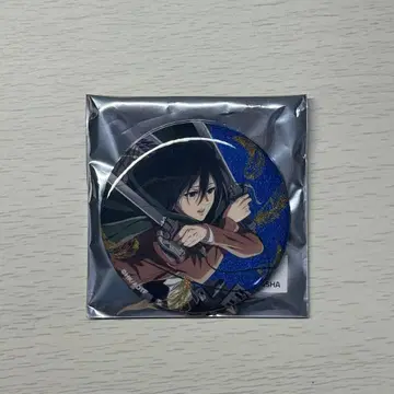 진격의 거인 attack on memory 글리터 캔뱃지 미카사