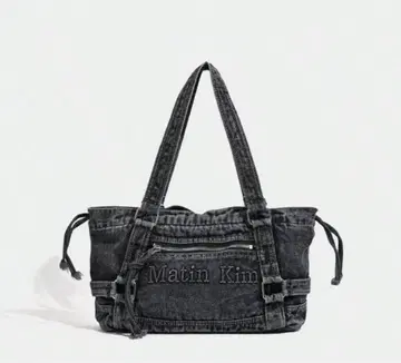 Matin Kim 숄더백 다크 그레이