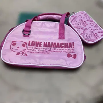 생차 파우치 핑크 DS 파우치 LOVE NAMACHA! 미사용 새상품