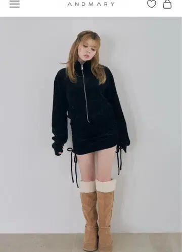 ANDMARY 아 드 마리 셋업 블랙