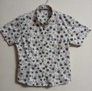 MAJUN 카리유시 의류 아로하 셔츠 오키나 카리유시 반팔 새상품급