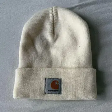 Carhartt 아이보리 니트 모자