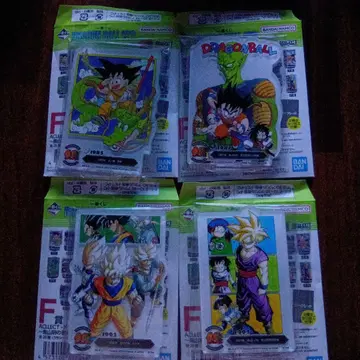 드래곤볼 40주년 제일복권 F상 4종류