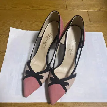 [ 새상품급 ] 긴자 카네마츠 25cm 펌프스 핑크 스틸레토