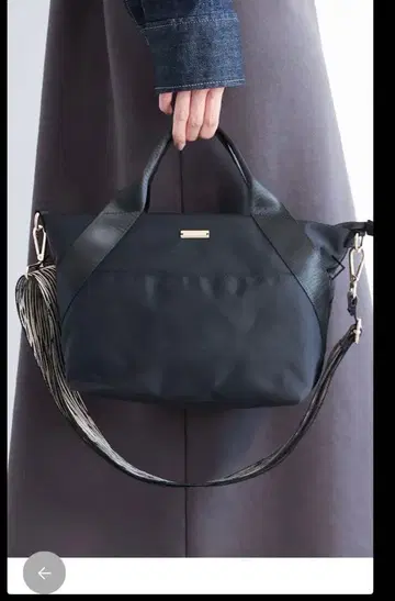 [밴야드 스톰] 자카드 테이프 애니멀 숄더