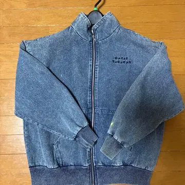 새상품 택 포함 얇은 소재 데님 점퍼