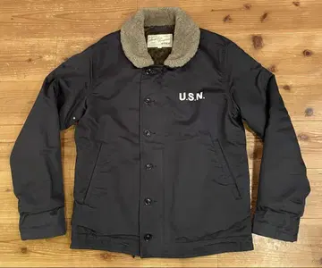 아비렉스 AVIREX N-1 덱 자켓 USN 네이비 XL