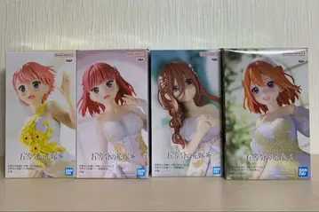 [ 새상품 미개봉 ] 5등분의 신부 피규어 4체 세트