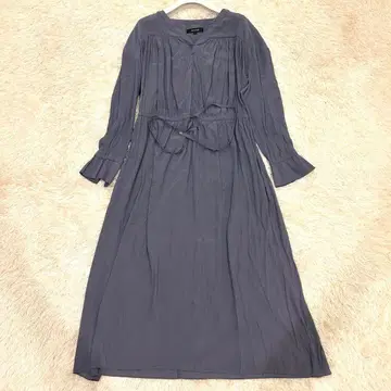 UNTITLED 언타이틀 롱 원피스 개더 스키퍼 4