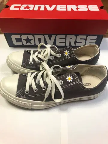 컨버스 올스타 데이지즈 OX 브라운 26.5cm