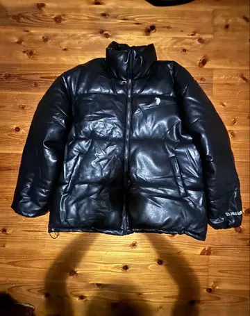 POLO 가죽 다운 자켓