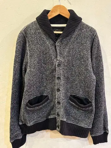 BEAMS 플러스 숄 맨투맨 가디건