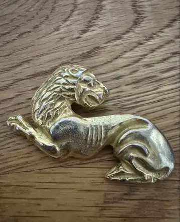 빈티지 브로치 라이온