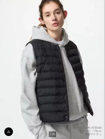 퍼프 테크 컴팩트 베스트 UNIQLO 시착만 한 상품