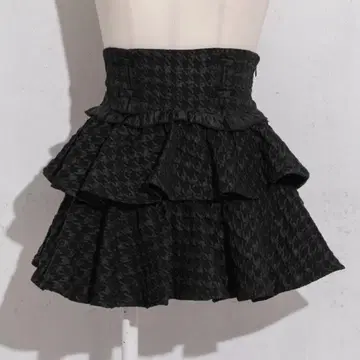 pium 티어드 프릴 도리 미니 스커트