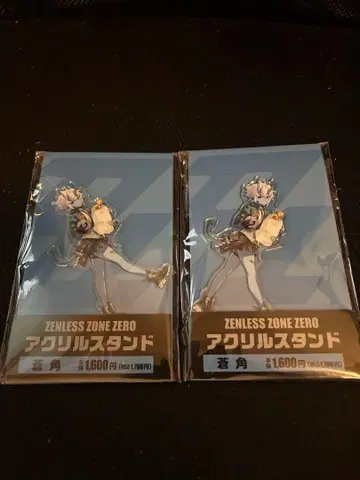 젠제로 훼미리마트 한정판 아크릴 스탠드  2세트