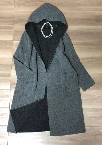 새상품급 그린 라벨 릴랙싱 코디건 코트 니트 그레이