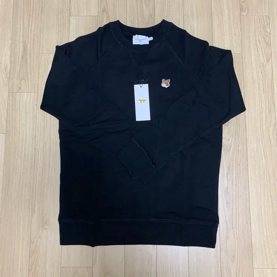 [Worn Once] Maison Kitsuné Single Fox Sweatshirt Black M Including Shipping 10.2