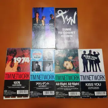 TMN CD 싱글 세트 6장  TM NETWORK
