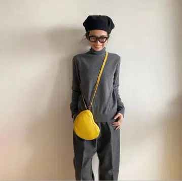 ch!iiibag chiiiibag 가죽 하트 숄더