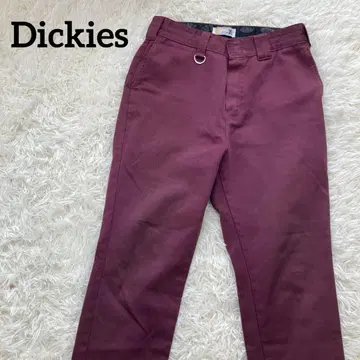 Dickies 와인 레드 팬츠
