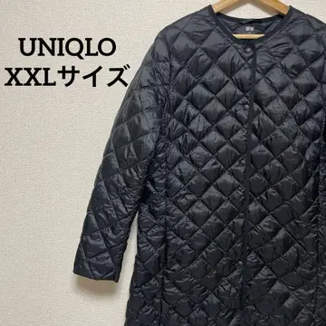 [ 새상품급 ] 유니클로 울트라 라이트 다운 롱 코트 블랙 XXL 사이즈