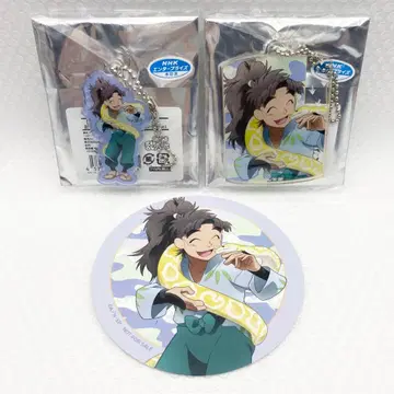 닌타마 란타로 타케야 하치자에몬 아크릴 키링 코스터 3종 세트 특전