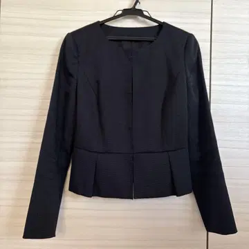 ANAI 노카라 자켓 다크 네이비 36 사이즈