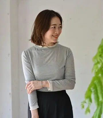 녹아내릴 듯한 촉감, 레이어드 스타일 티셔츠 ourhome