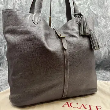 컨디션 최상 ACATE 아카테 토트백 프린지